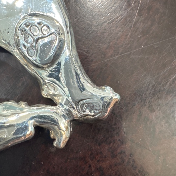 Sterling Silver Angel Wing Heart choker style Necklace - Picture 4 of 8